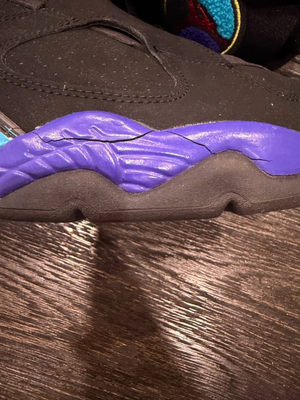 Nike Air Jordan 8 Retro GS 'Aqua' 2007 - size 13 VINTAGE